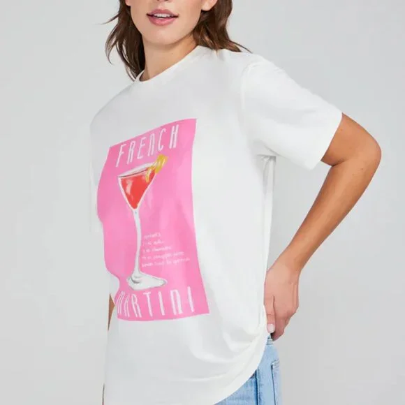 NEW! WILDFOX French Martini Ryan Top - White Size XXL - Picture 1 of 12
